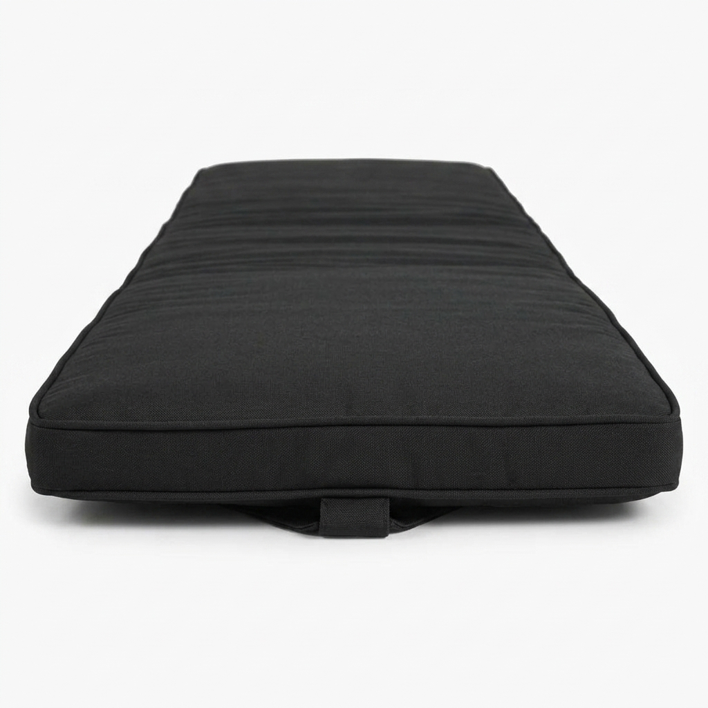 Bench Seat Cushion 235cm - Charcoal — side view