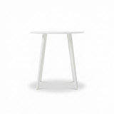 Syros Side Table - White — side view
