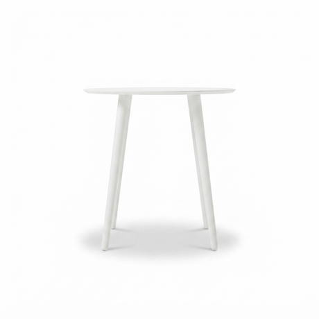 Syros Side Table - White — side view