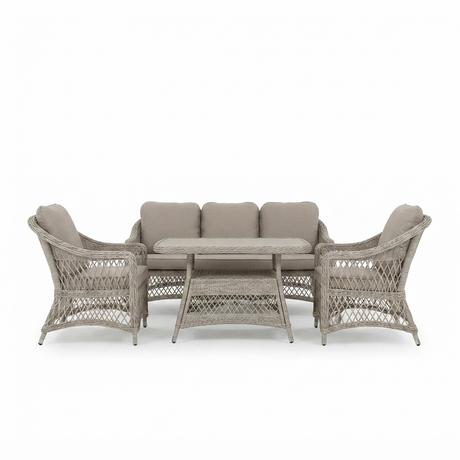 Cronulla Wicker Lounge Set — side view