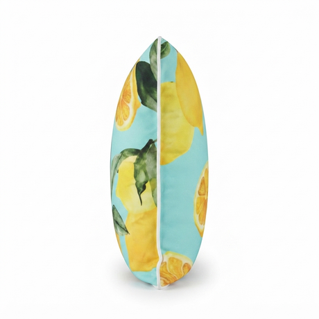 Lemon Tree 45x45 Outdoor Cushion — side view