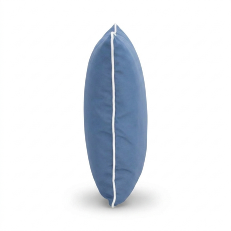 Blue Haze 45x45cm Outdoor Cushion — side view
