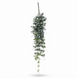 Plastic Leaf Bush 71cm — side view