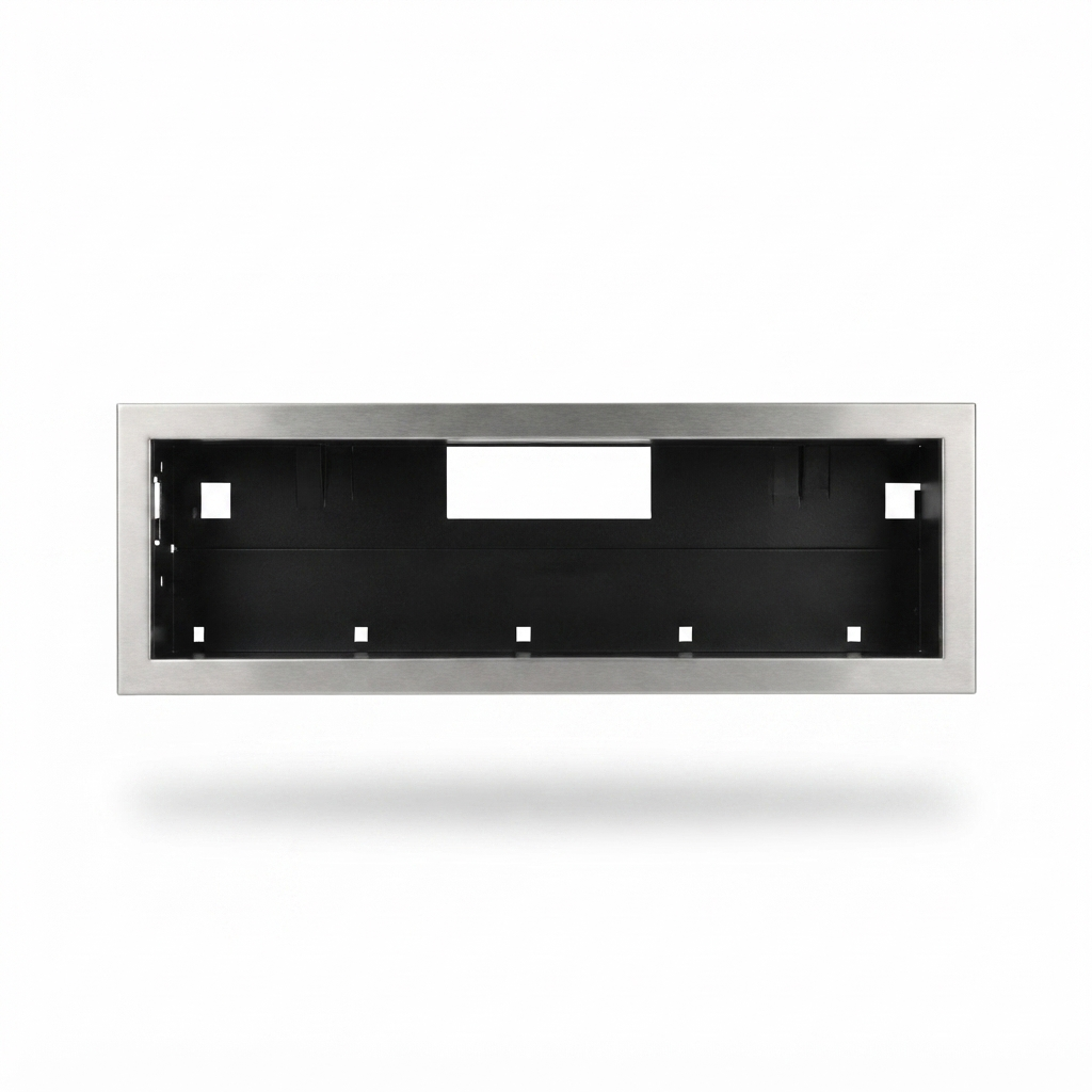 Flush Mount Enclosure for Max 2400W - White — side view