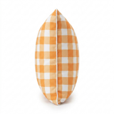 Mango Gingham Outdoor Cushion 45x45cm — side view