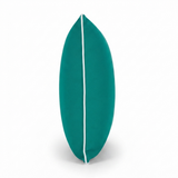 Teal Green 45x45 Outdoor Cushion — side view