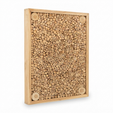 Teak Wall Art - Stellar — side view