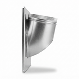 Exterior Wall Plate with Spigot — side view