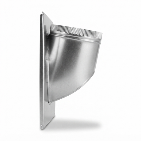 Exterior Wall Plate with Spigot — side view
