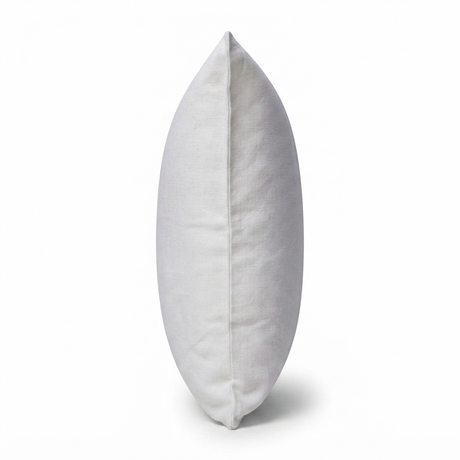 Linen White - Indoor Cushion (50 x 50) — side view