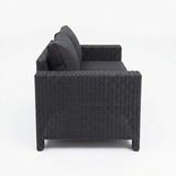 Banksia 2 Seat Sofa - Black Charcoal — side view