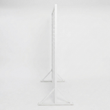 Privacy Screen 180cm x 183cm - White — side view