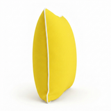 Blazing Yellow 45x45 Outdoor Cushion — side view