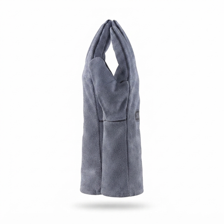 Genuine Leather Barbecue Gloves — side view