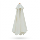 Replacement Canopy for 3m Aluminium Umbrella - Cream — side view