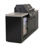 Crossray Xplor Mini Gas BBQ Kitchen GD4XKBLK-1 - Black — side view