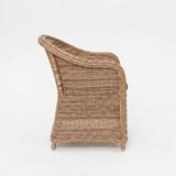 Portland Dining Chair - Natural — side view