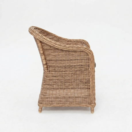 Portland Dining Chair - Natural — side view