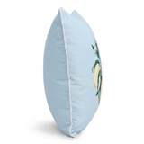 Citrus Blue 45x45cm Outdoor Cushion — side view