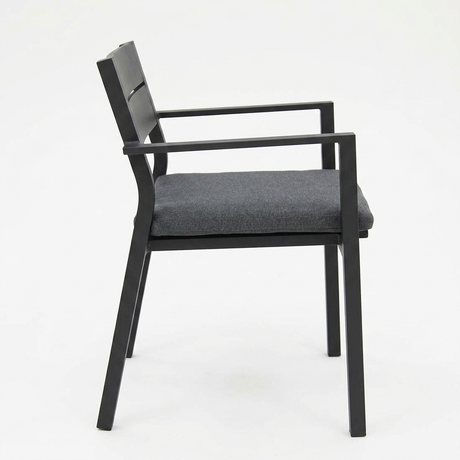 Dallas Dining Chair - Black — side view