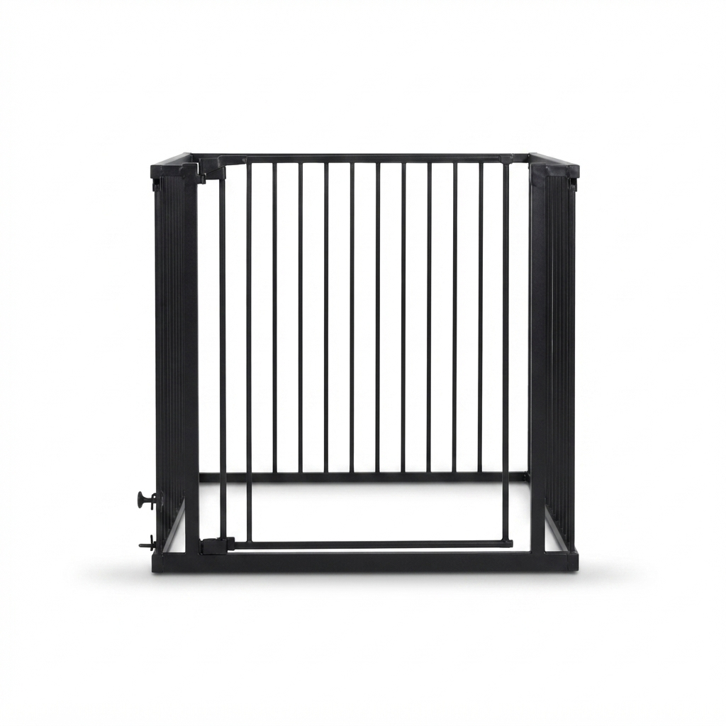 Child Guard for Inbuilt Woodheaters — side view