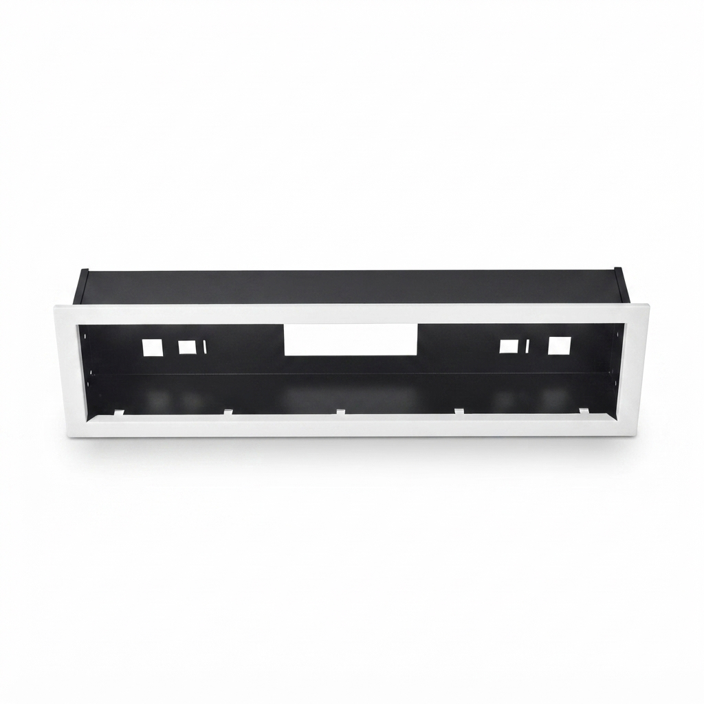 Flush Mount Enclosure for Intense 2200W - White — side view