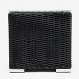 Amani Side Table - Black — side view