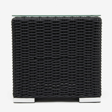 Amani Side Table - Black — side view