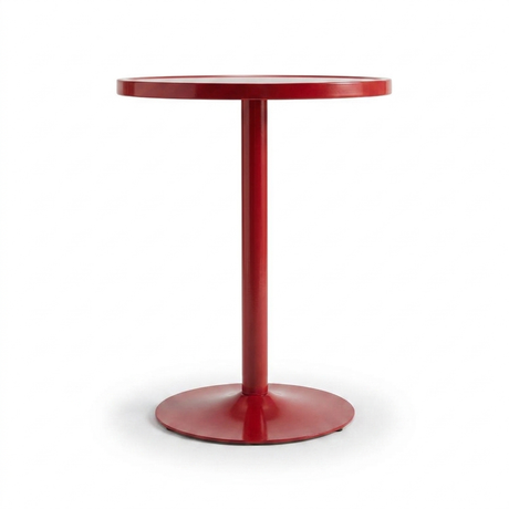 Paris Table - Red — side view