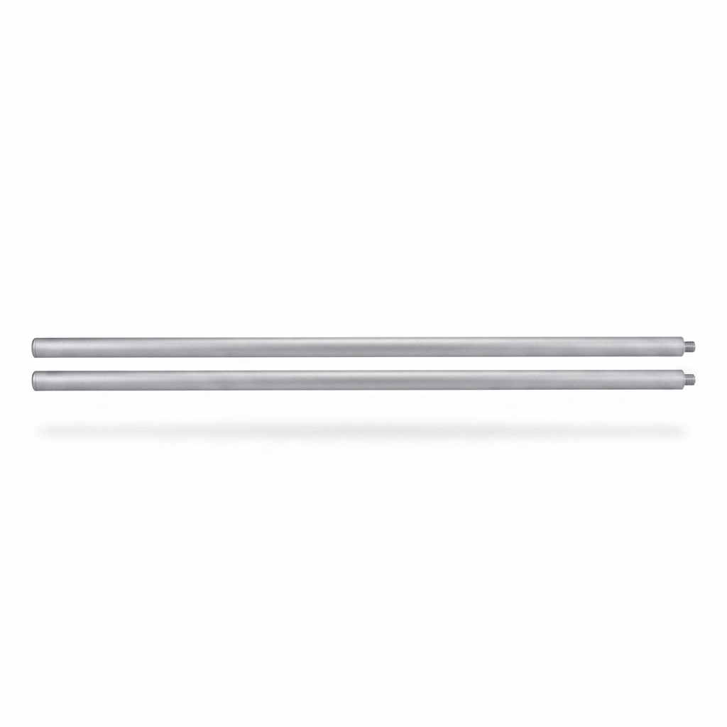 Max Classic Extension Mount Poles 900mm - Silver — side view