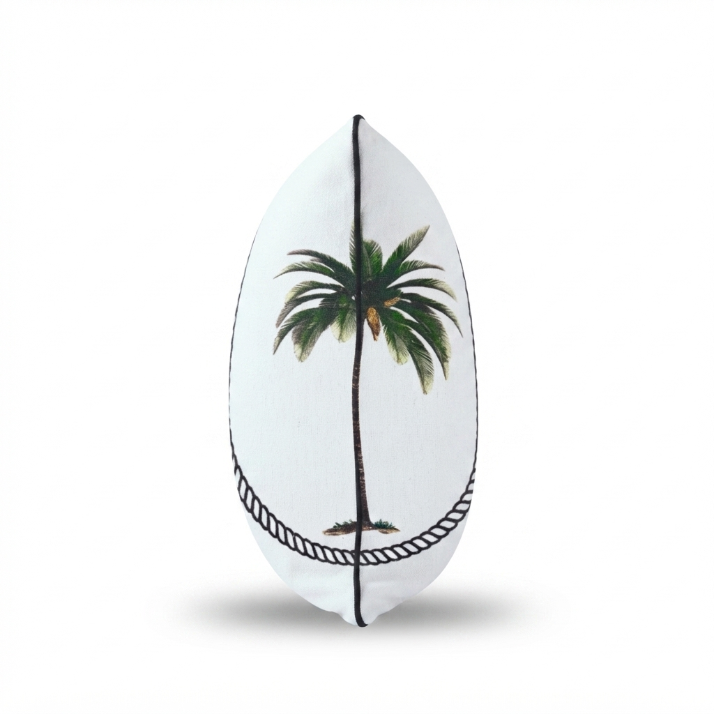 Bahama Palm Royale - Indoor Cushion (50 x 50) — side view