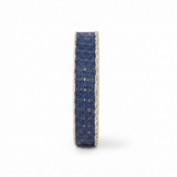 Clark Rattan/Paper Placemat 38cm Navy — side view