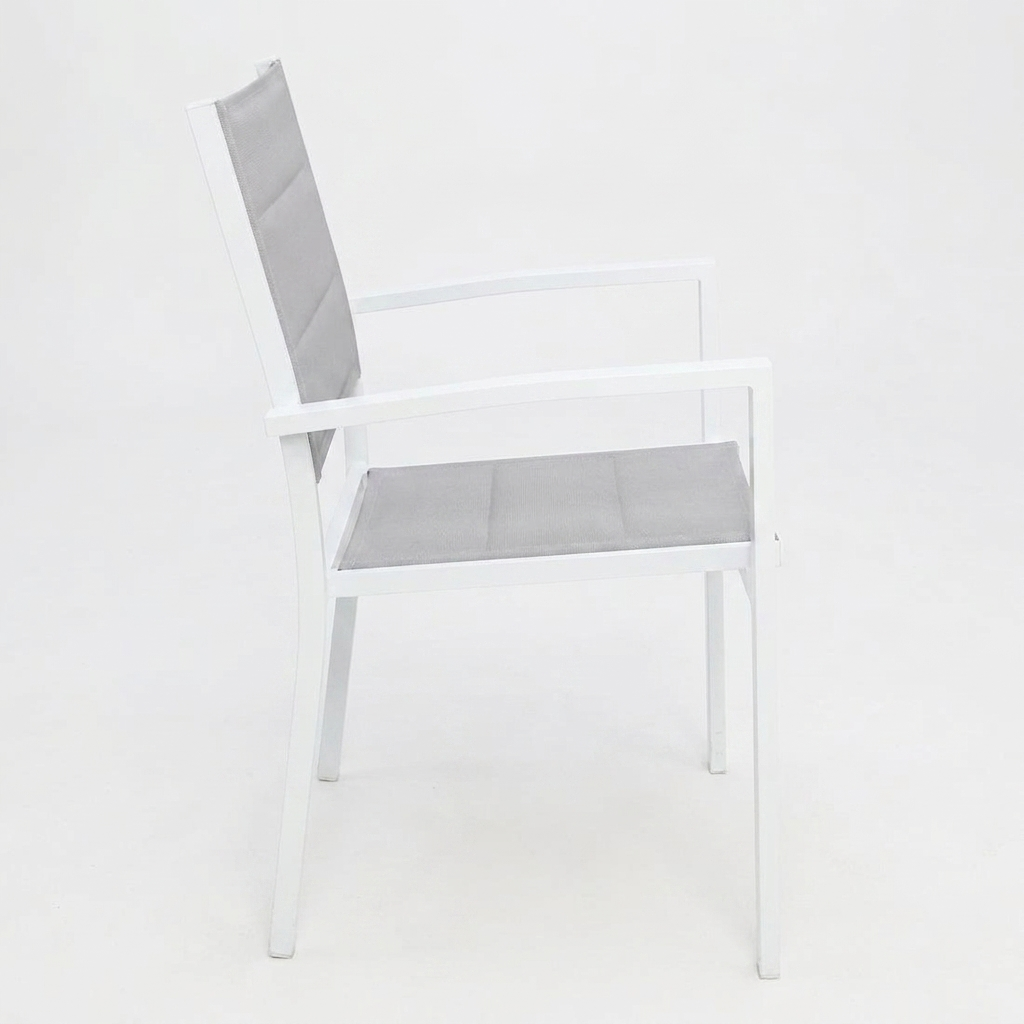 Queensville Dining Chair - White — side view