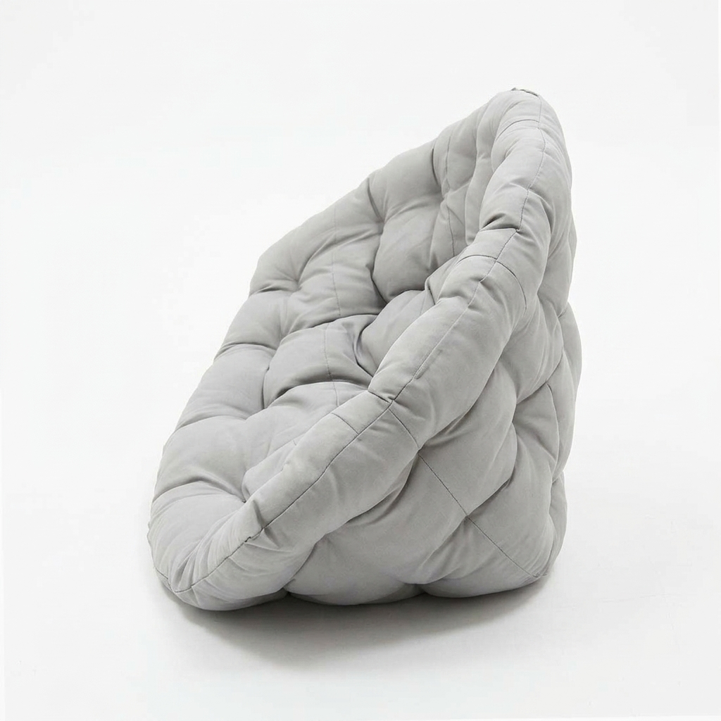 Kakadu Cushion Grey — side view