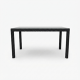 Amani 160cm Dining Table - Black — side view