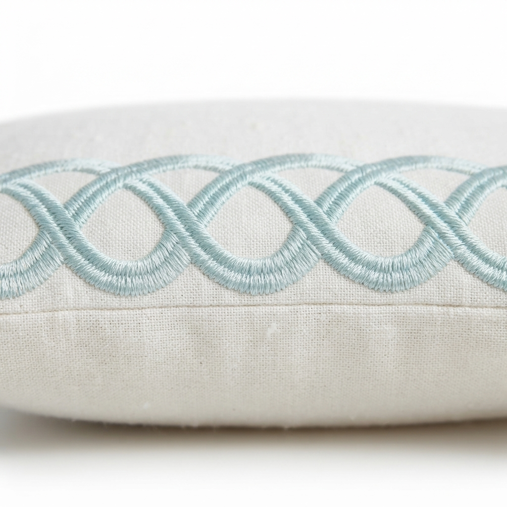 Cape Code Linen - Indoor Cushion (30 x 50) — detail close-up