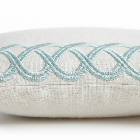 Cape Code Linen - Indoor Cushion (30 x 50) — detail close-up