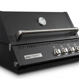 Crossray Xplor 4 Burner In-Built BBQ TCX4FL-B - Black — detail close-up