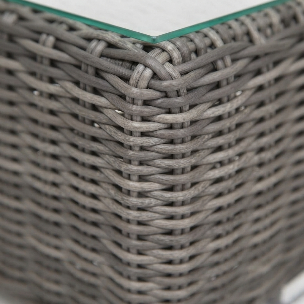 Amani Side Table - Grey — detail close-up