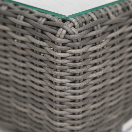 Amani Side Table - Grey — detail close-up