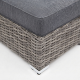 Amani Footstool - Grey Storm — detail close-up