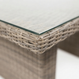Amani Lounge Dining Table - Driftwood — detail close-up
