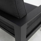 Hayman 2 Seater Lounge - Black — detail close-up