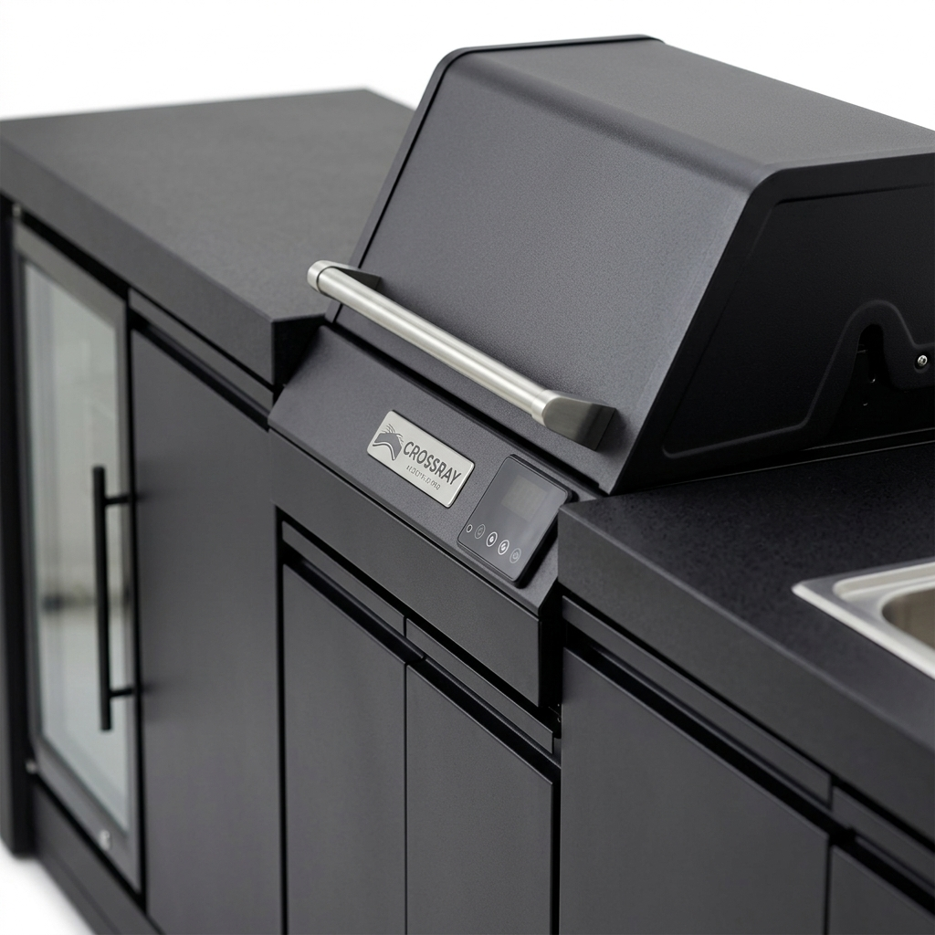 Crossray eXtreme Electric BBQ Outdoor Kitchen TCEK-10 — detail close-up