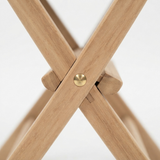 Teak Folding Chair — detail close-up