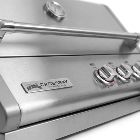 Crossray Xplor 4 Burner Stainless Steel In-Built Barbecue TCX4FL — detail close-up