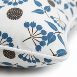 Popcorn Blue 45x45cm Outdoor Cushion — detail close-up