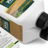 Golden Care Teak Cleaner and Teak Protector Pack — detail close-up