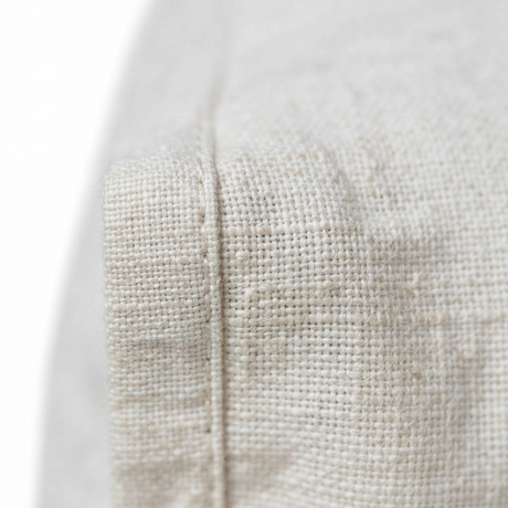Linen White - Indoor Cushion (50 x 50) — detail close-up