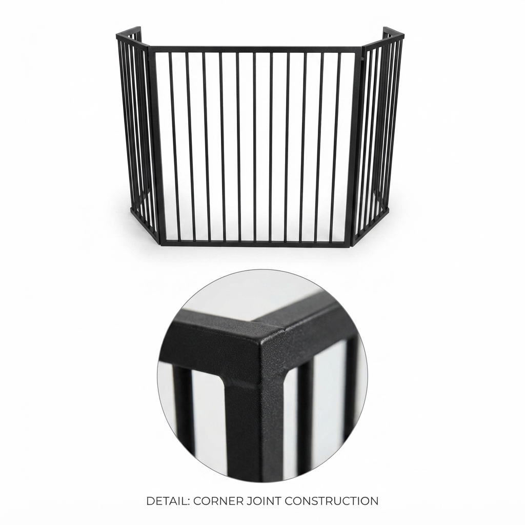 Child Guard for Inbuilt Woodheaters — detail close-up